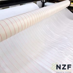 Peel Ply - Red Striped - 1.5m Wide